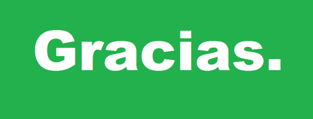 gracias